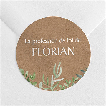 Sticker profession de foi rayonnement de foi