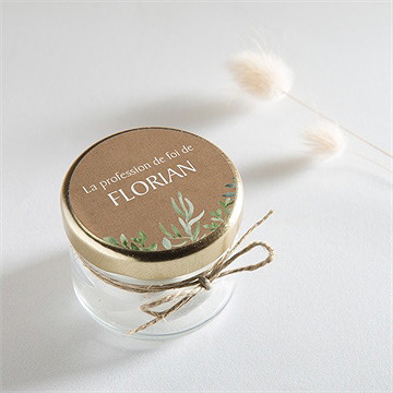 Sticker profession de foi rayonnement de foi - Mise en situation