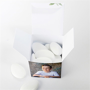 Boîte de dragées profession de foi rayonnement de foi - Intérieur de la boîte