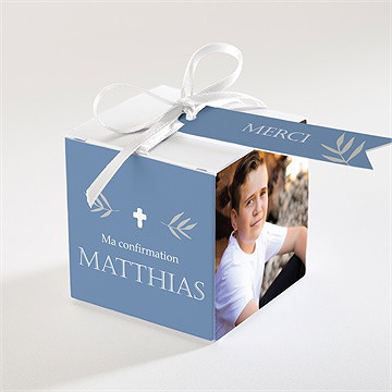 Boîte de dragées confirmation grandeur