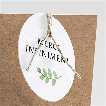 Boîte de dragées communion illustration végétale étui - Détail de la boîte