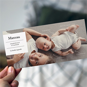 Faire-part naissance petite beauté