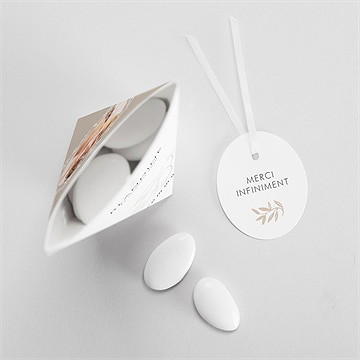 Boîte de dragées communion le sacrement étui - Intérieur de la boîte