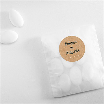 Sticker mariage notre moment - Mise en situation