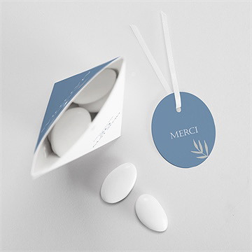 Boîte de dragées confirmation grandeur étui - Intérieur de la boîte