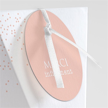 Boîte de dragées baptême petit lapin baptême étui - Détail de la boîte