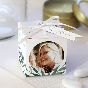 Boîte à dragées - cube