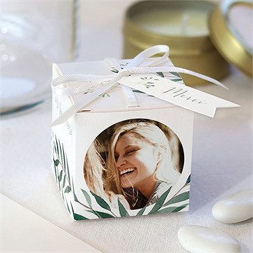 Boîte de dragées profession de foi valeurs