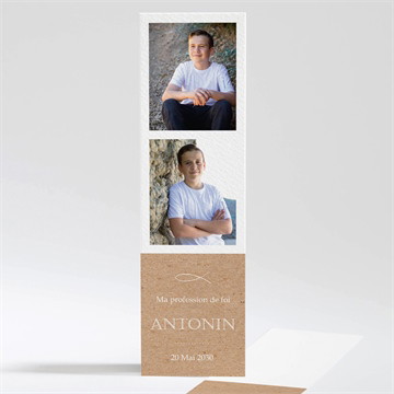 Signet profession de foi lumiere et foi étui