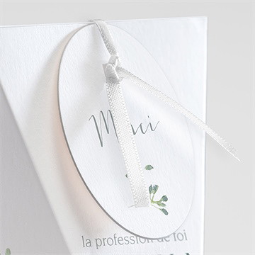 Boîte de dragées profession de foi valeurs étui - Détail de la boîte