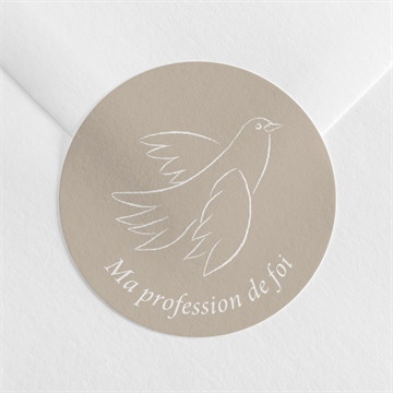 Sticker profession de foi ma profession