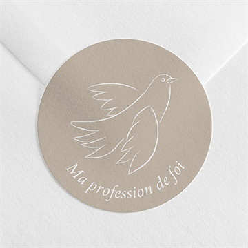 Sticker profession de foi ma profession