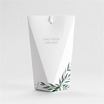 Boîte de dragées confirmation a l'ombre de l'olivier étui - Dos de la boîte