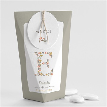 Boîte de dragées confirmation initiale étui