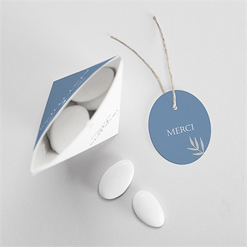 Boîte de dragées profession de foi fondamental étui - Intérieur de la boîte