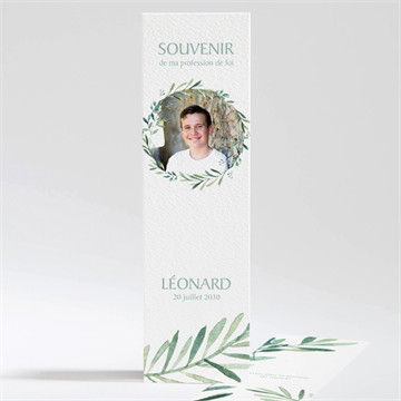 Signet profession de foi âme argenté