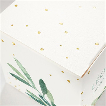 Boîte de dragées profession de foi âme - Détail de la boîte