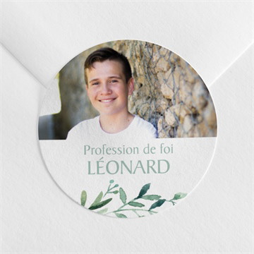 Sticker profession de foi âme argenté