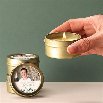 Bougie profession de foi âme - Mise en situation