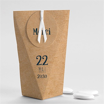 Boîte de dragées communion tout un symbole étui