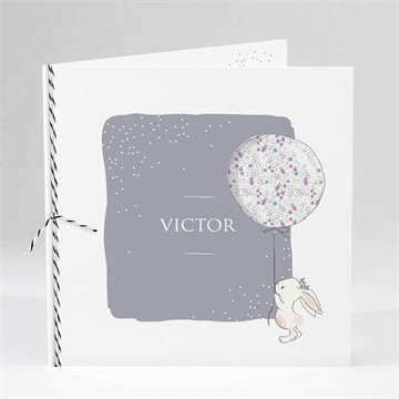 Carte pliée - carré