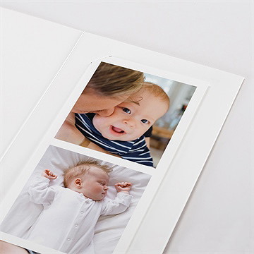 Faire-part naissance mon petit lapin photomaton - Détail du faire-part