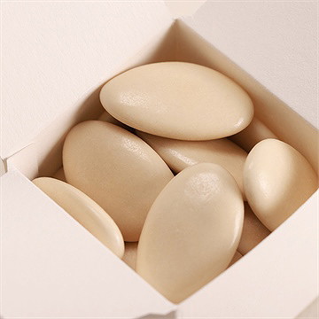 Dragées écru pour confirmation - chocolat