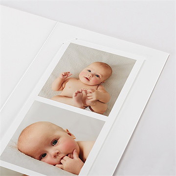 Faire-part naissance jolie farandole photomaton - Détail du faire-part