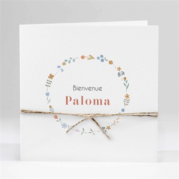 Carte pliée - carré