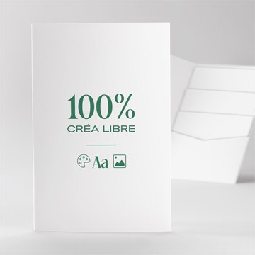 Faire-part mariage vierge