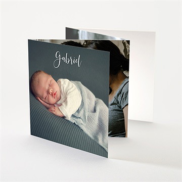 Faire-part naissance notre bijou triptyque - Détail du faire-part