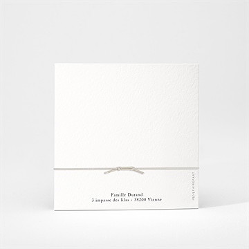 Faire-part naissance notre bijou triptyque - Dos du faire-part