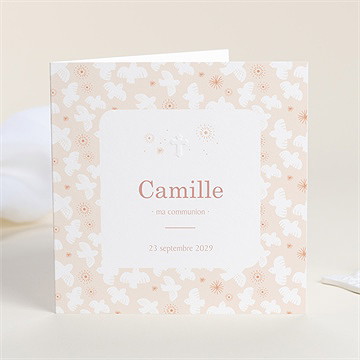 Faire-part communion toujours plus haut