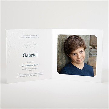 Faire-part communion vertige - Intérieur du faire-part