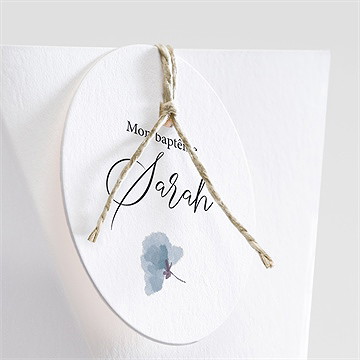 Boîte de dragées baptême baptême champêtre étui - Détail de la boîte