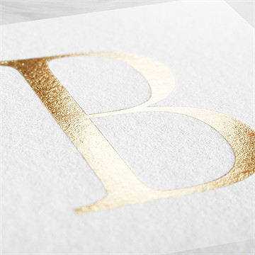 Faire-part naissance tout en rondeur carte plié - Marquage à chaud OR