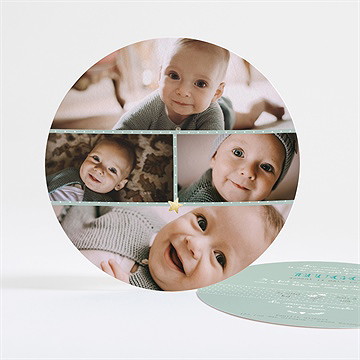 Faire-part naissance le lien dorure