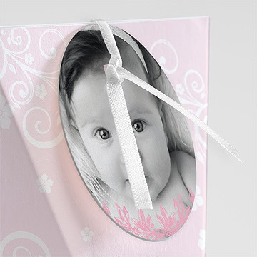 Boîte de dragées baptême petite tendresse étui - Détail de la boîte