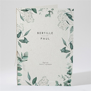 Livret de messe mariage sauvage