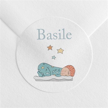 Sticker naissance douce sieste