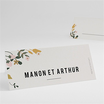 Marque-place mariage vintage champetre