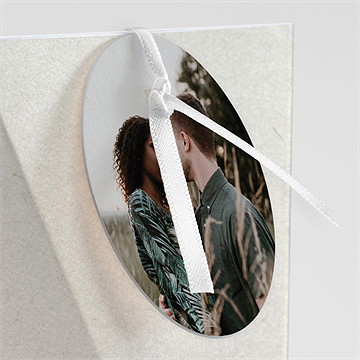 Boîte de dragées mariage sauvage étui - Détail de la boîte