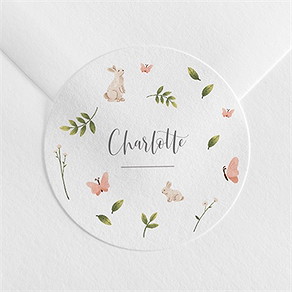Sticker naissance champetre
