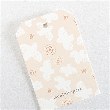 Etiquette communion toujours plus haut - Dos de l'étiquette