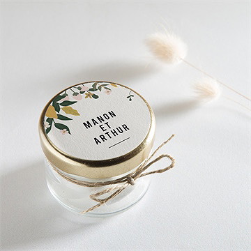 Sticker mariage vintage champetre - Mise en situation