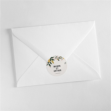 Sticker mariage vintage champetre - Mise en situation