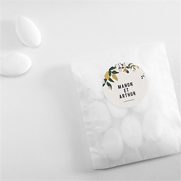 Sticker mariage vintage champetre - Mise en situation