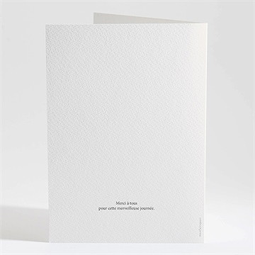 Livret de messe mariage mariés illustrés - Dos du livret