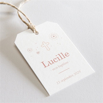 Etiquette baptême l'envolée sticker