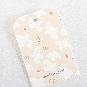 Etiquette baptême l'envolée - Dos de l'étiquette